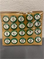 1969 Packers Drenks Potato Chip Pins- Complete