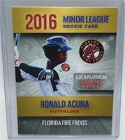 Ronald Acuna 2016 Minor League Rookie Card