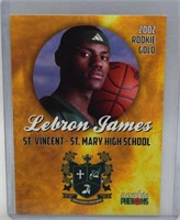 Lebron James 2002 Rookie Phenoms Gold St Vincent-