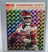 Patrick Mahomes II 2017 Prism Rookie LE Card
