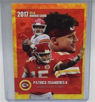Patrick Mahomes II 2017 Rookie Gems LE Gold