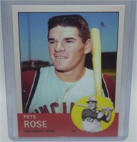 Pete Rose 1963 Topps-Style #578 Baseball Card