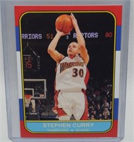 Stephen Curry 2008-09 Fleer-Style Rookie Card