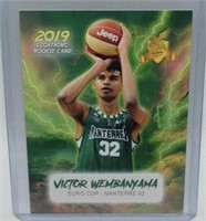 Victor Wembanyama 2019 Lightning Rookie Card