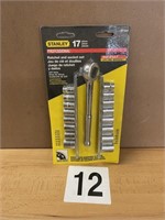 STANLEY 17 PC. RATCHET & SOCKET SET