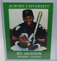 Bo Jackson 1986 Aamer Sport Rookie Card #28