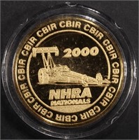 1 OZ GOLD 2000 NHRA NATIONALS ROUND