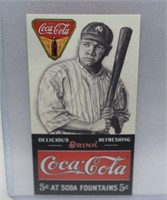 Babe Ruth Coca Cola Vintage-Style Custom Card