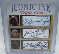 Iconic Ink Triple Cuts Michael Jordan/Kobe Bryant/