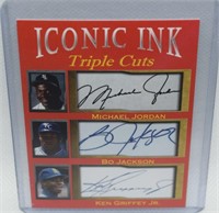 Iconic Ink Triple Cuts Michael Jordan/Bo Jackson