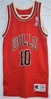 Vtg BJ Armstrong #10 Chicago Bulls Champion Jersey