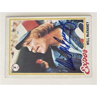 Montreal Expos Will McEnaney signed 1978 Topps #60