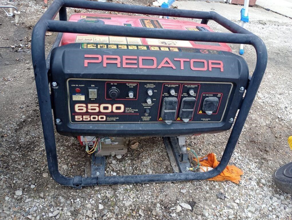 predator generator  6500 watt see below


runs