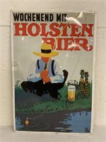 Tin Holsten Bier Sign