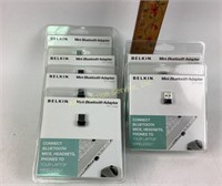 (7) Belkin Mini Bluetooth Adapter. New in