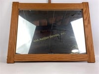 Wall hanging mirror very heavy 31 wide x 23 long