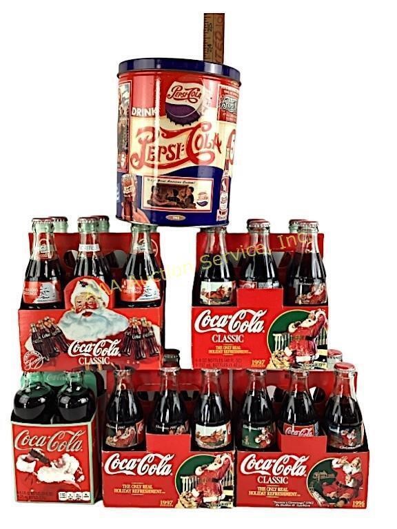 Coca cola full bottles in cartons good condition,