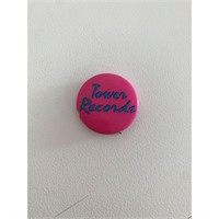 Tower Records vintage pin