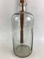 Taal clear glass apothecary bottle