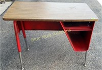 Metal school desk-25"tall,18”deep,32”across