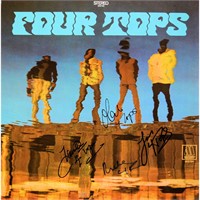 Four Tops signed Still Waters Run Deep album