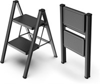 $40  2 Step Ladder  Foldable  Holds 330 lbs