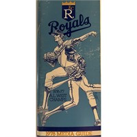 1978 Royals Media guide. 4x9 inches