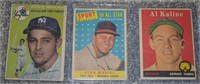 (3) Vintage Baseball Cards: Stan Musial All Star