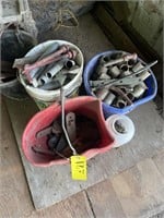 Assorted Metal, Buckets, Wire
