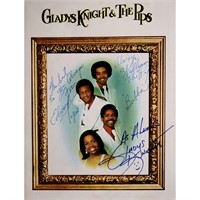 Gladys Kight & The Pips signed music book.