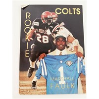 Marshall Faulk Colts Rookie Football Card