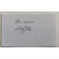 Wesley L. Fox original signature