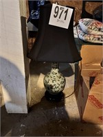 Lamp with Silk Shade