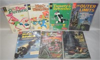 (7) Vintage Comic Books: Pink Panther/Outer Limits