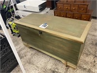 44" WIDE MONTGOMERY WARD CEDAR CHEST W/ KEYS