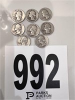 (8) 1944 Quarters