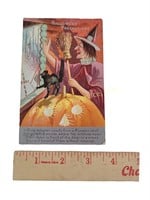 Victorian Halloween Postcard Chromolithograph