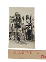 Real Photo Postcard Native American Photo Card