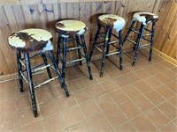 Cowhide Barstools