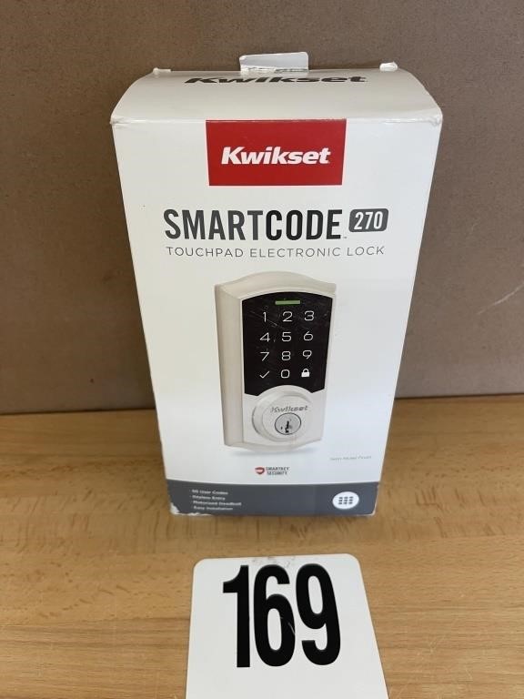 KWIKSET SMARTCODE 270 TOUCHPAD ELEC. LOCK