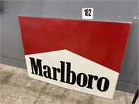 METAL MARLBORO SIGN 46" X 34"