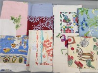 Colorful Vintage Circa 1950's Table Cloths