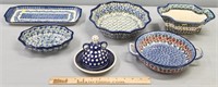 Polish Pottery Lot Collection