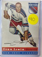 1954 Ivan Irwin Hockey Card