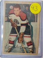 1953 Parkhurst Lidio "Lee" Fogolin Hockey Card