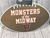 2 Chicago Bears Pennants NEW wall cling by RICO