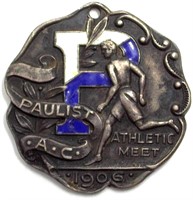 1906 Medal Paulist Athletic Meet 1 Mile Relay