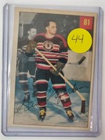 1954 Parkhurst Gus Mortson Hockey Card