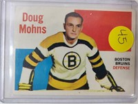 1960 Topps Doug Mohns Hockey Card
