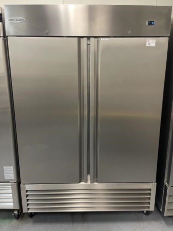 Serv-Ware 2-Door Stainless Freezer Model RF2-HC
